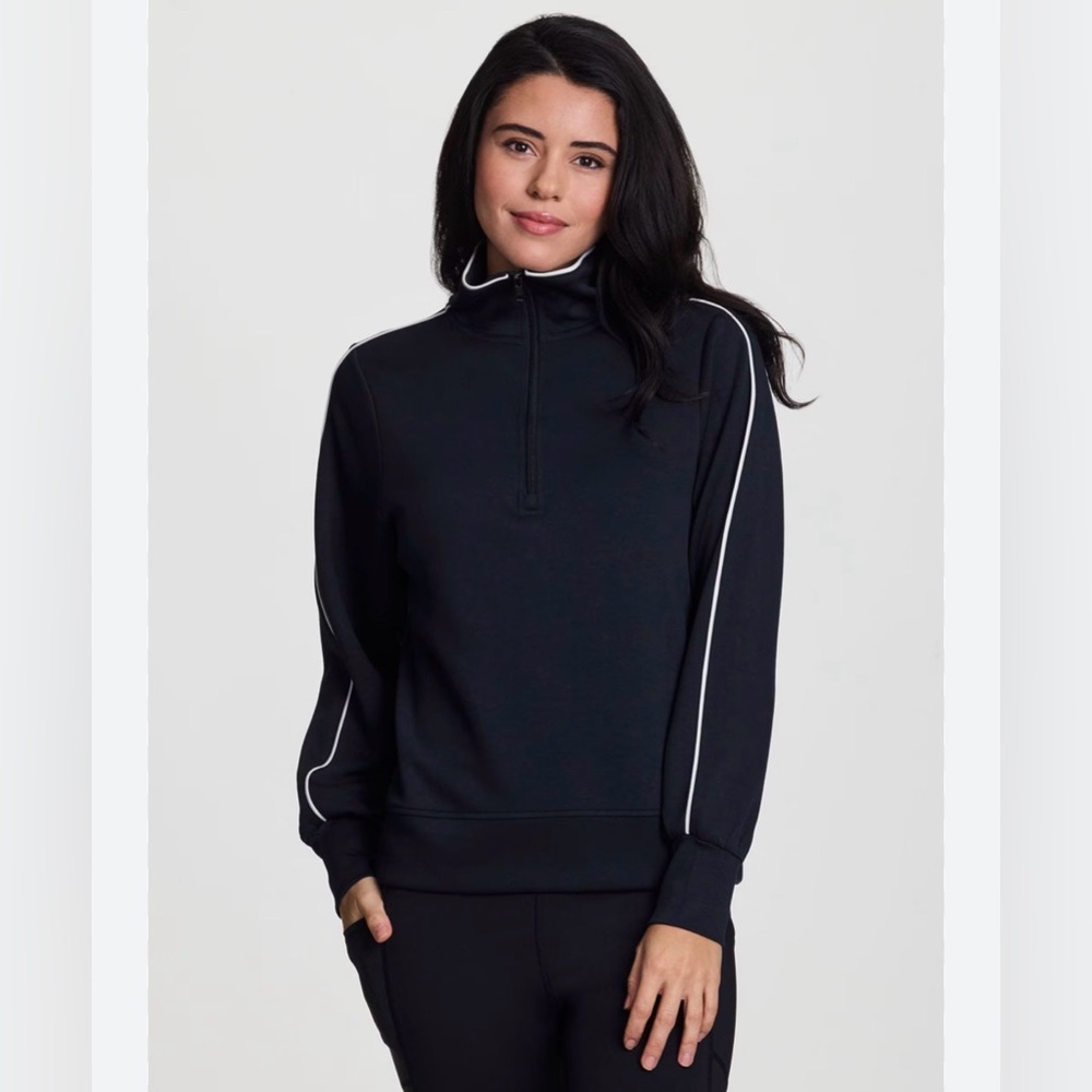 RBX LuxeSoft 1/4 Zip Pullover Navy Blue Large